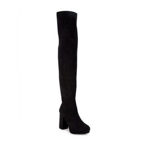 MIA Charity Over-The-Knee Black Boots, Size 9